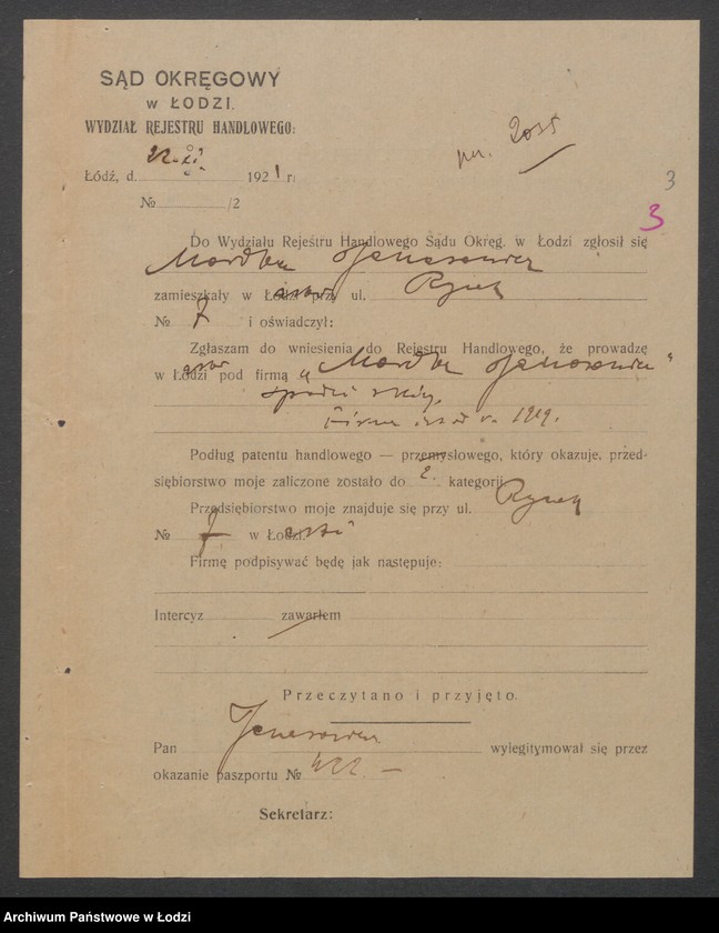 Obraz 5 z jednostki "Mordka Jonasewicz- sprzedaż skóry"