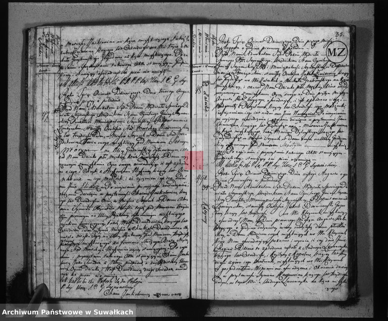 image.from.unit.number "Akta urodzonych gminy seyneńskiej od 1-go maja 1809 r."