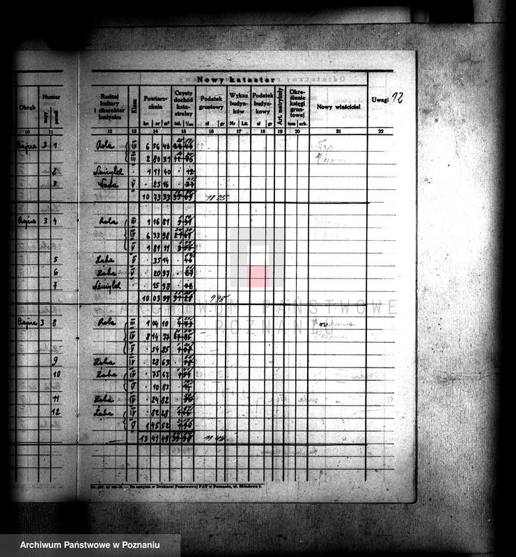Obraz 16 z jednostki "Ostateczny rejestr pomiarowy gromady Czajcze powiatu wyrzyskiego"