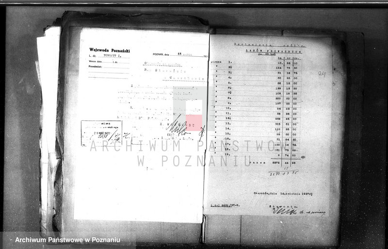 Obraz 18 z jednostki "/Lasy prywatne/ Spis według powiatów"