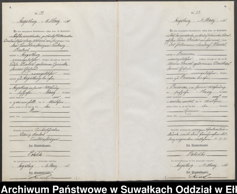 image.from.unit.number "Geburts-Neben-Register des Preussischen Standes-Amtes Angerburg Kreis Angerburg"