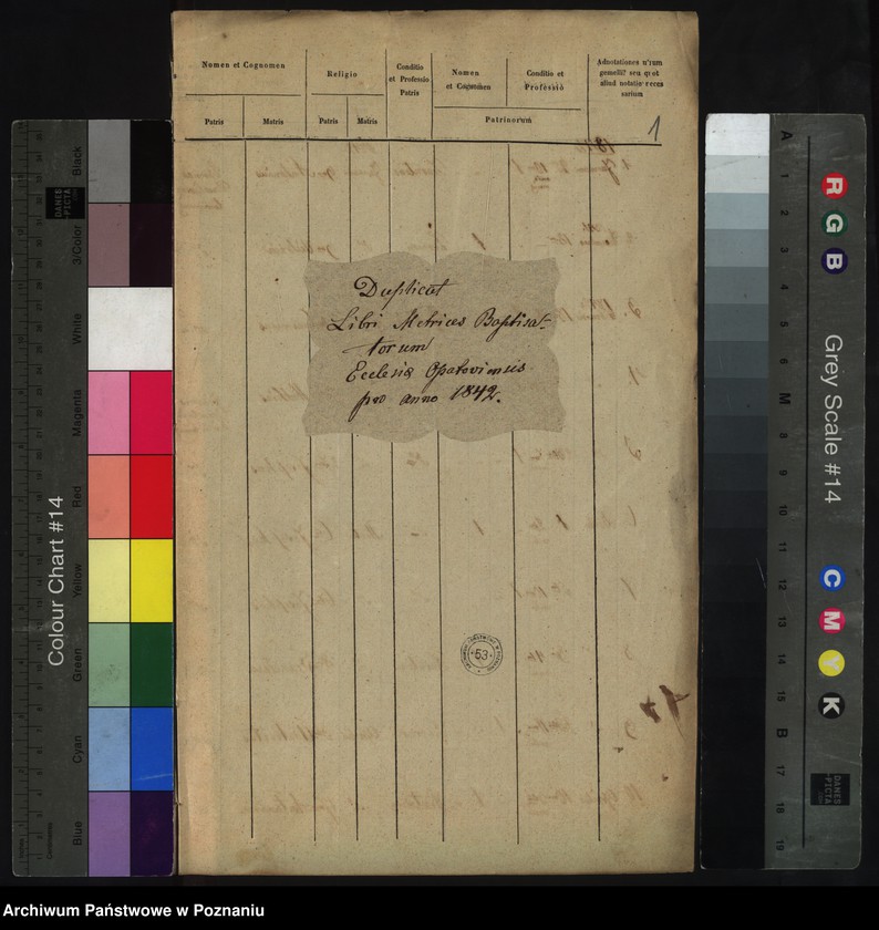 image.from.unit.number "Duplicat libri metrices baptisatorum, copulatorum et mortuorum"