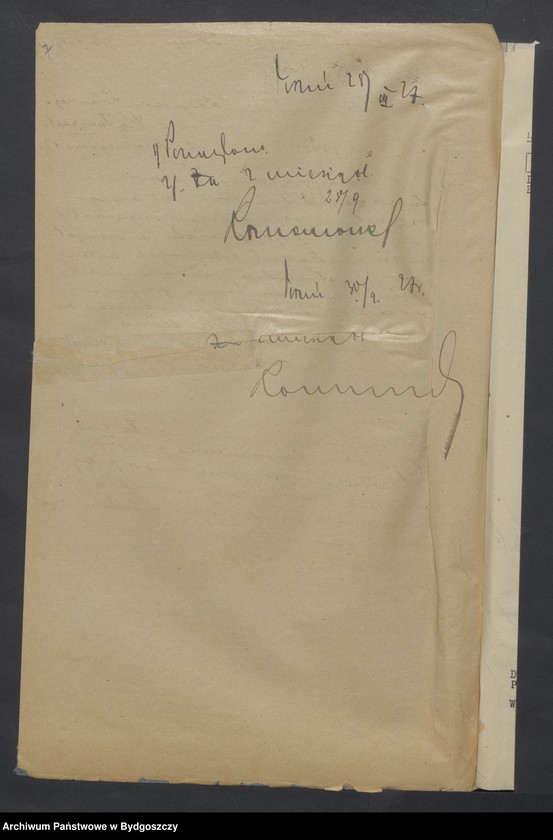 image.from.unit.number "Akta dotyczące układu z Niemcami w sprawie przekazywania akt [Układ polsko - niemiecki z dnia 22.12. 1926 r. o wydaniu akt]"