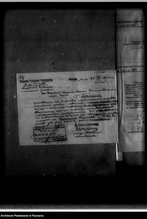 Obraz 18 z jednostki "Zatwierdzenie zakładu przemysłowego /odbudowa dachu gorzelni/ F. Plucińskiego w Ruchocicach powiat wolsztyński"