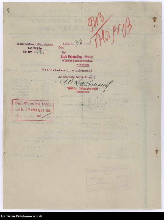 Obraz 12 z jednostki "Żydowski Klub Sportowy "Makabi" w Łodzi"