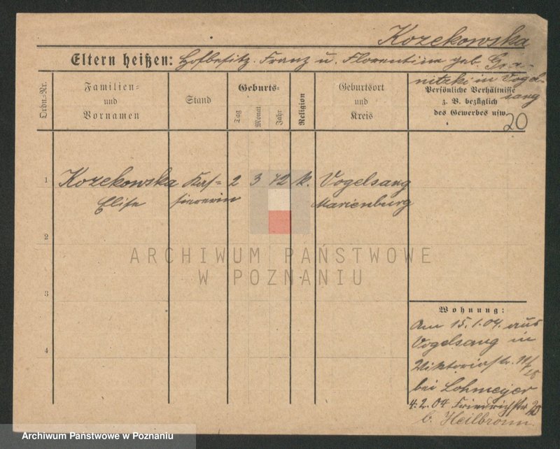 Obraz 20 z jednostki "Kozbiał - Koziolczyk"