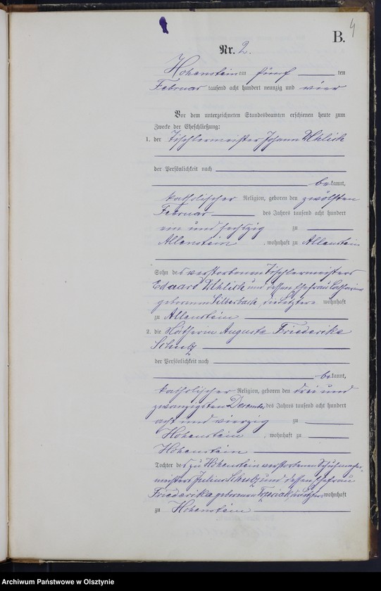 image.from.unit.number "Heiraths-Neben-Register Nr 1 - 21"