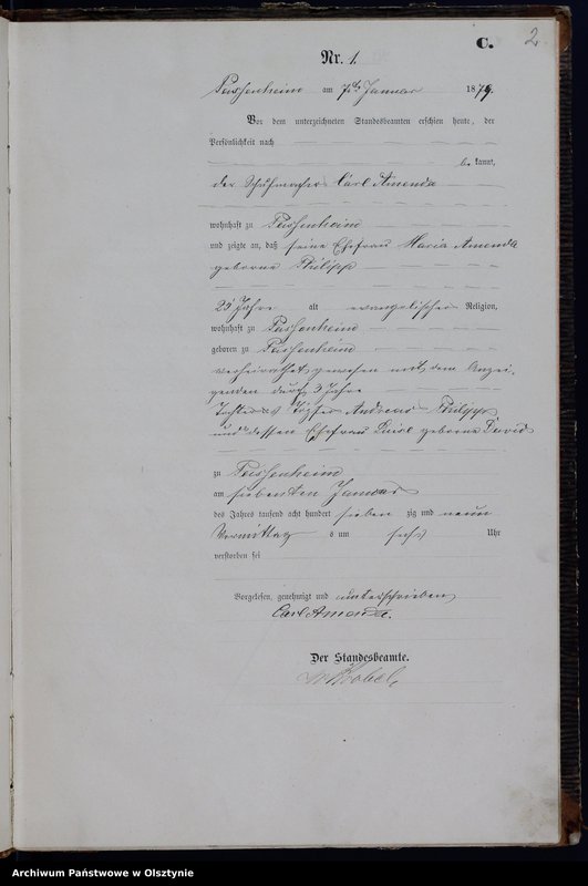 image.from.unit.number "Sterbe-Haupt-Register Nr 1 - 54"