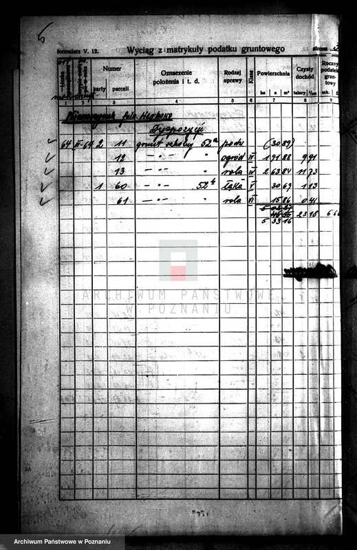 Obraz 10 z jednostki "Przewłaszczenie ziem dotacyjnych Kopanica-Starężynek powiat wągrowieckiego"