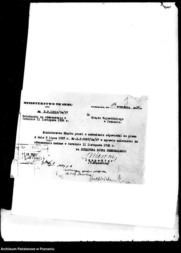 Obraz 5 z jednostki "Doręczenia odznaczeń /m.in. wykazy odznaczonych/"