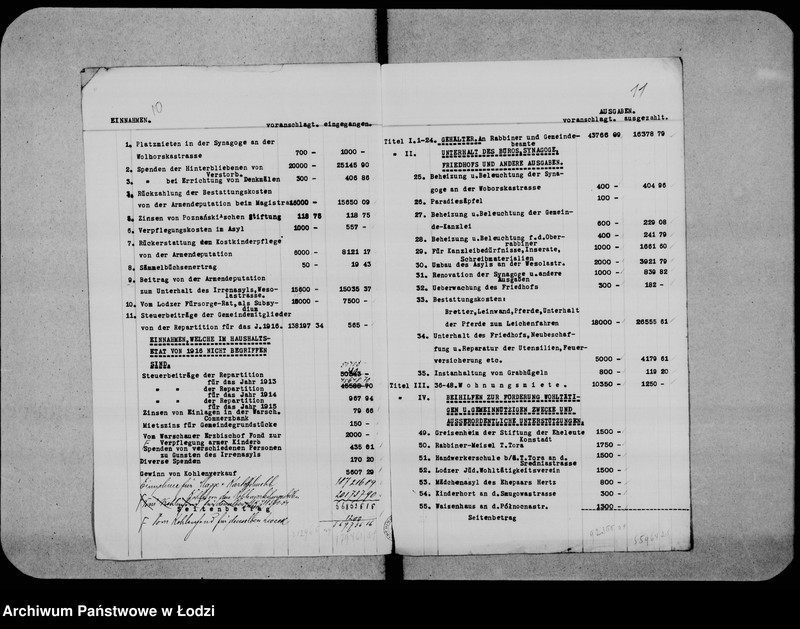 Obraz 10 z jednostki "Sprawozdanie kasowe"