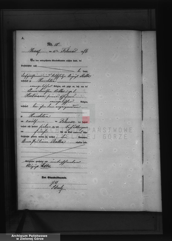 Obraz 14 z jednostki "Geburts-Haupt-Register"