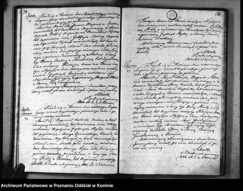 image.from.unit.number "Akta urodzeń, małżeństw i zejścia"