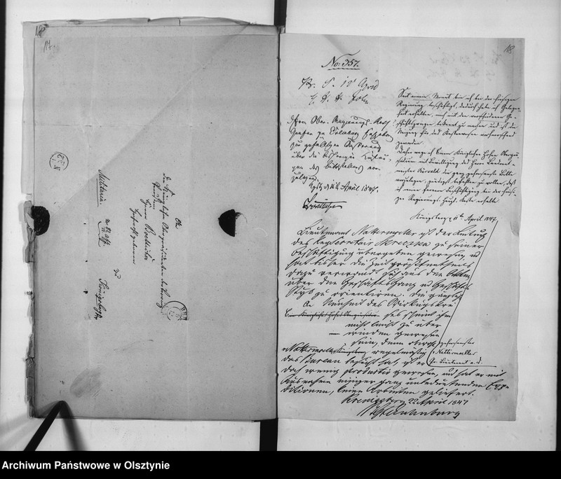 image.from.unit.number "Bescheftigung des Premier-Lieutenents a.d. von Nattermoeller"