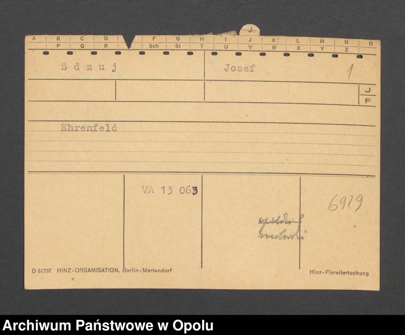 Obraz 3 z jednostki "[Sdzuj Josef, Ehrenfeld]"
