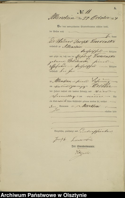 image.from.unit.number "Haupt-Geburts-Register Nr 1 - 73"