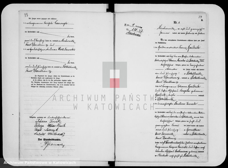 image.from.unit.number "Księga małżeństw za rok 1877 [nr 1 - 56]"