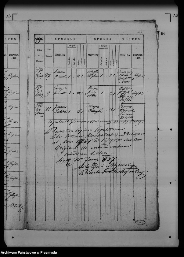 image.from.unit.number "[Kopie ksiąg metrykalnych parafii Drohojów z filiami Hnatkowice, Trójczyce, Zabłotce (dekanat Radymno)]"