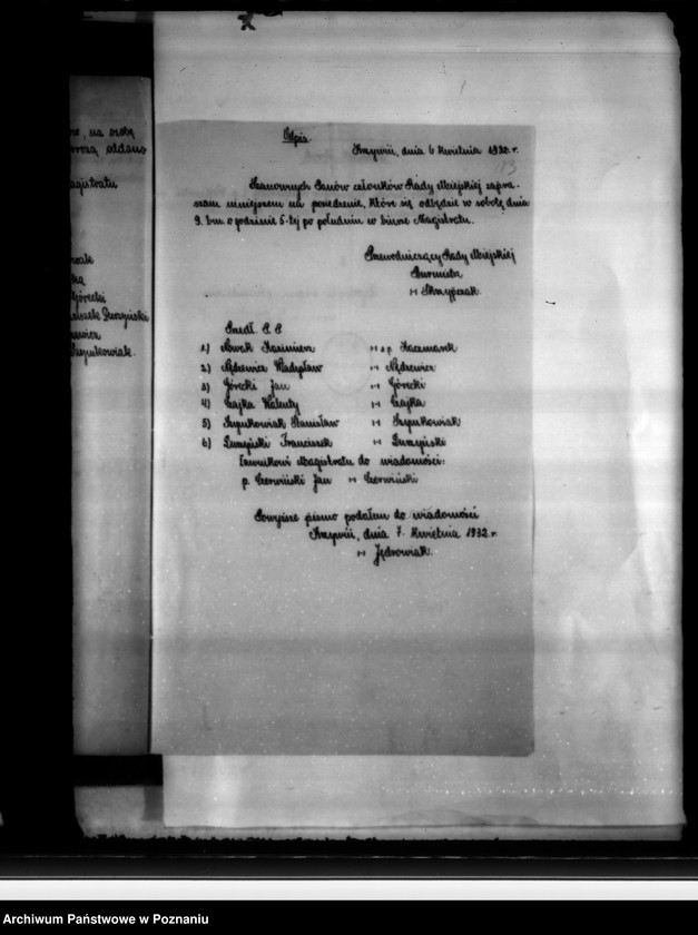 Obraz 17 z jednostki "Członkowie magistratu i rady miasta Krzywinia"