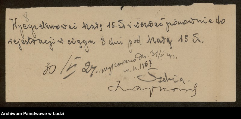 Obraz 10 z jednostki "jakób Pechter- sprzedaż manufaktury, galanterii, konfekcji i przędzy"