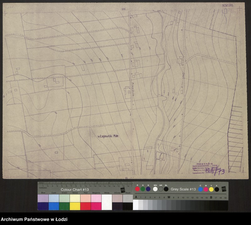 Obraz 1 z jednostki "Plan miasta Łodzi Sekcja NW 101"