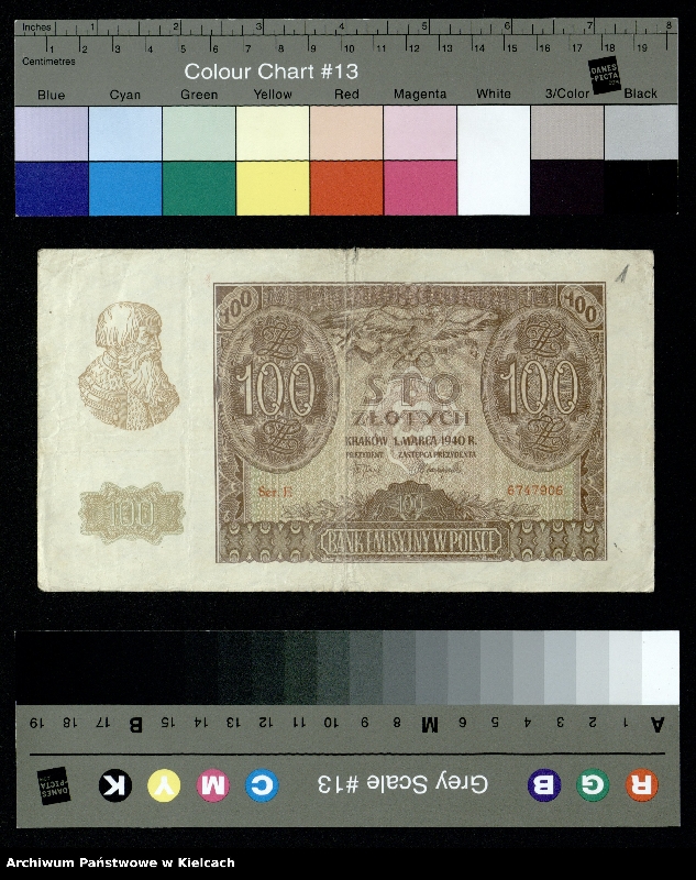 image.from.unit.number "Banknoty polskie z okresu II wojny światowej. Bony i bilety Polskiej Krajowej Kasy Pożyczkowej z okresu I wojny"