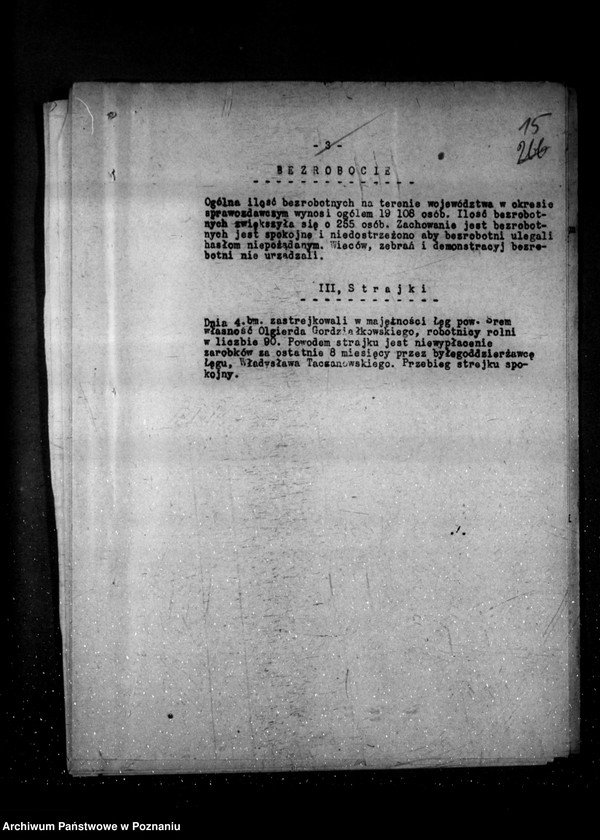 Obraz 19 z jednostki "Sprawozdania sytuacyjne tygodniowe za czas od 1 listopada do 4 grudnia 1930 r. /53-57/"