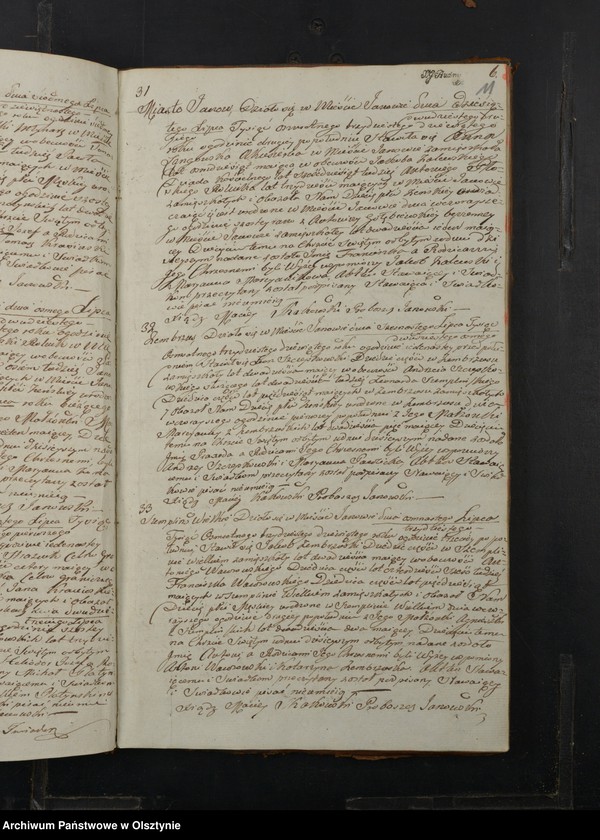 image.from.unit.number "Akta Urodzenia, Zeyscia y Małżeństw Gminy Janowskiey Powiatu Przasnyskiego Gubernij Płockiey 1839"