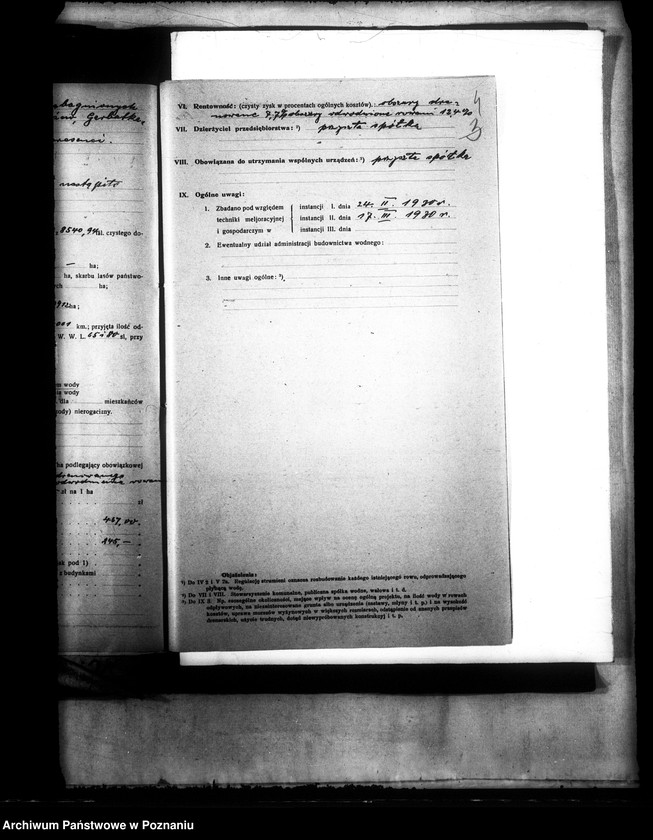 Obraz 7 z jednostki "Sprawy prawne spółek wodnych i melioracyjnych w powiecie obornickim"