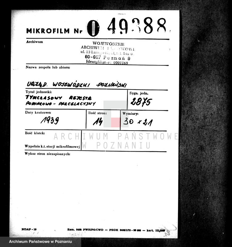 image.from.unit.number "Tymczasowy rejestr pomiarowo-parcelacyjny"