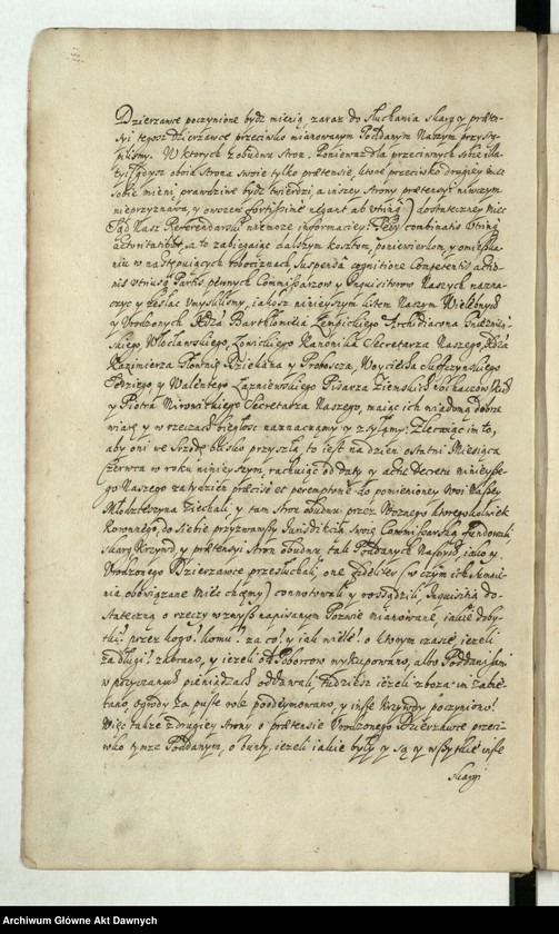 image.from.unit.number ""Akta i dekreta sądów J. K. M. referendarskich za panowania Jana Kazimierza - - króla polskiego - - Za urzędu Andrzeja z Olszowej Olszowskiego dziekana krakowskiego, proboszcza poznańskiego, gnieźnieńskiego, warszawskiego kanonika, a po tym nominata biskupa chełmińskiego, referendarza koronnego. Annorum 1660 et 1661"."