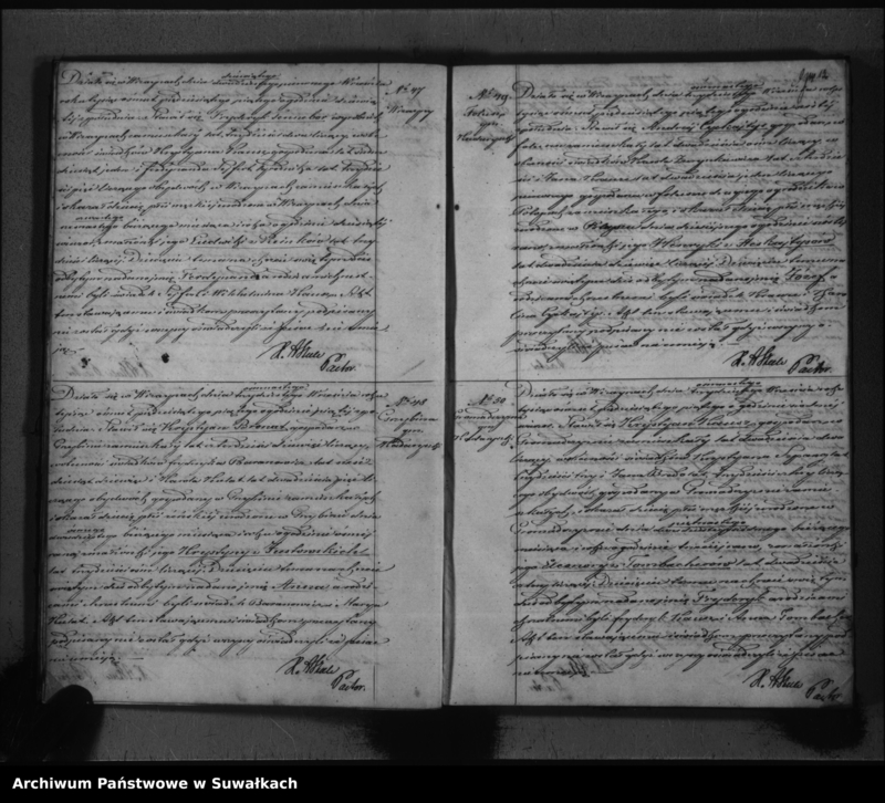 image.from.unit.number "Duplikat do zapisywania aktów urodzeń, zeyścia i ślubów w Parafii zwanej Wiżayny na rok 1855"
