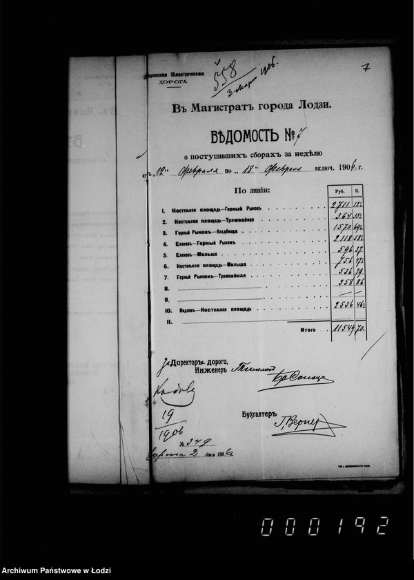 Obraz 10 z jednostki "O dochode ot eksploatacji tramvaev"