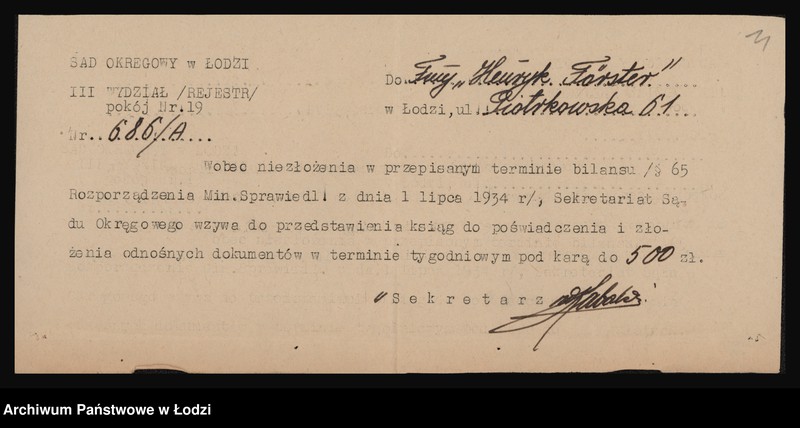 Obraz 13 z jednostki "Henryk Tőrster- skład papieru, tapet i materiałów piśmiennych"