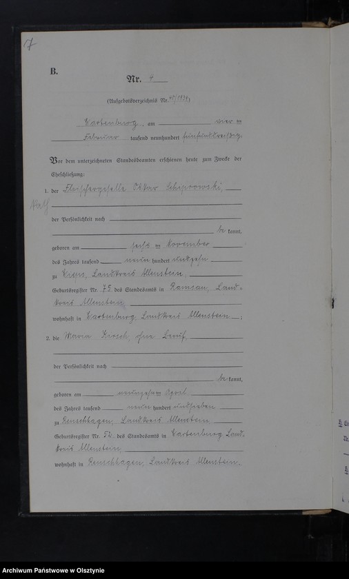 image.from.unit.number "Heirats-Haupt-Register Nr 1 - 45"