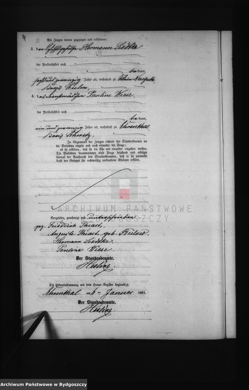 image.from.unit.number "Akta małżeństw - wtóropis nr 1-4"