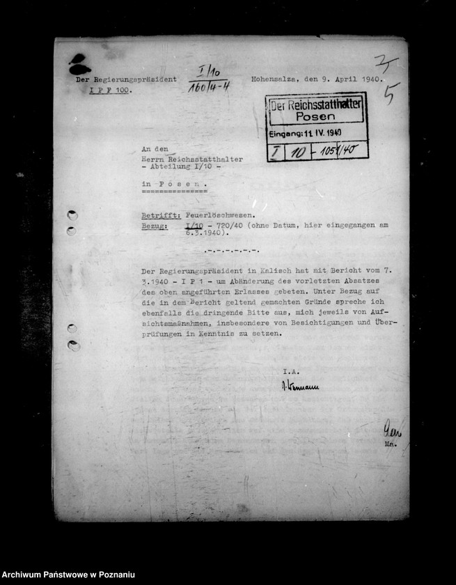 Obraz 10 z jednostki "Zuständigkeit der Feuerschutzpolizei"