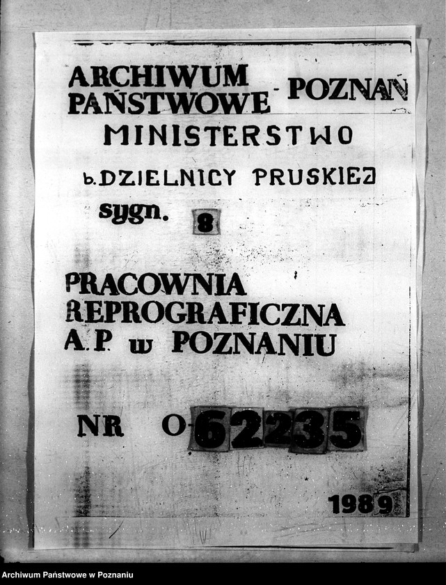 Obraz 1 z jednostki "Sprawy szczegółowo-administracyjne Wielkopolska Izba Rolnicza"