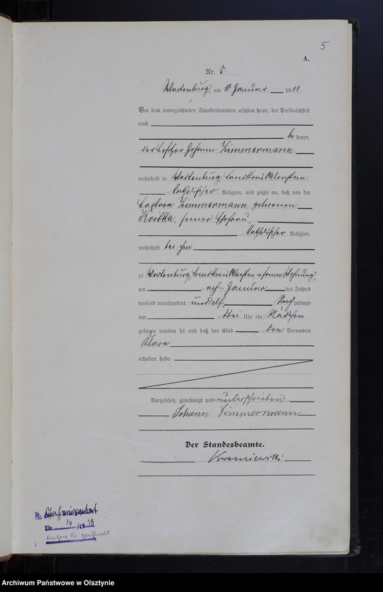 image.from.unit.number "Geburts-Haupt-Register Nr 1 - 166"