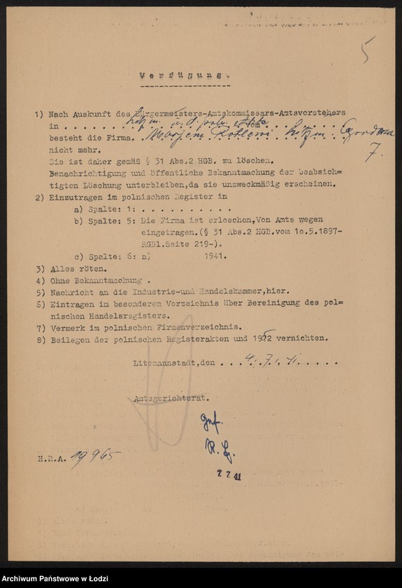 Obraz 7 z jednostki "Mariem Rotlewi- mechaniczny wyrób trykotaży"