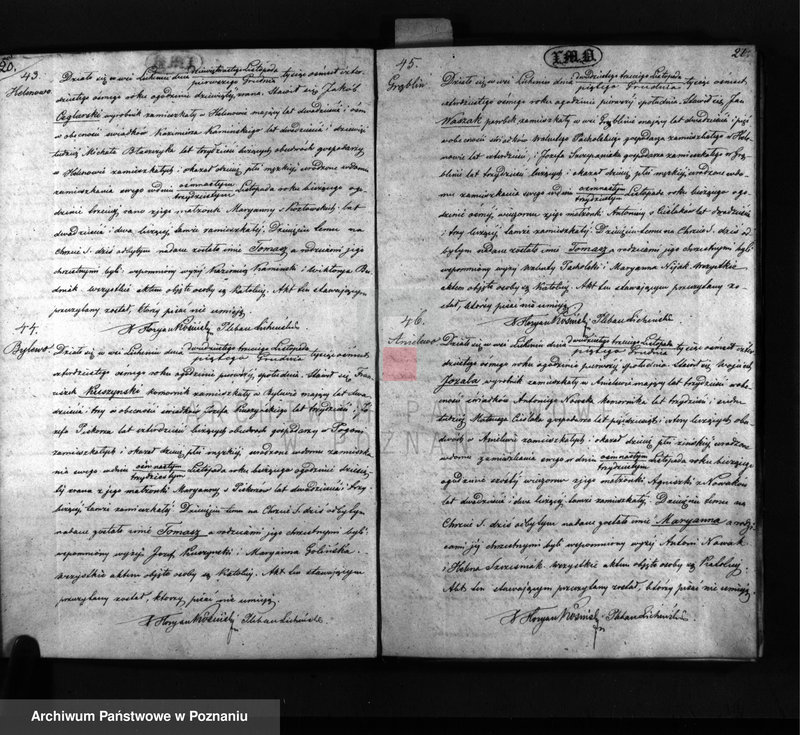 Obraz 12 z jednostki "Duplikat urodzonych, zaślubionych i zmarłych"