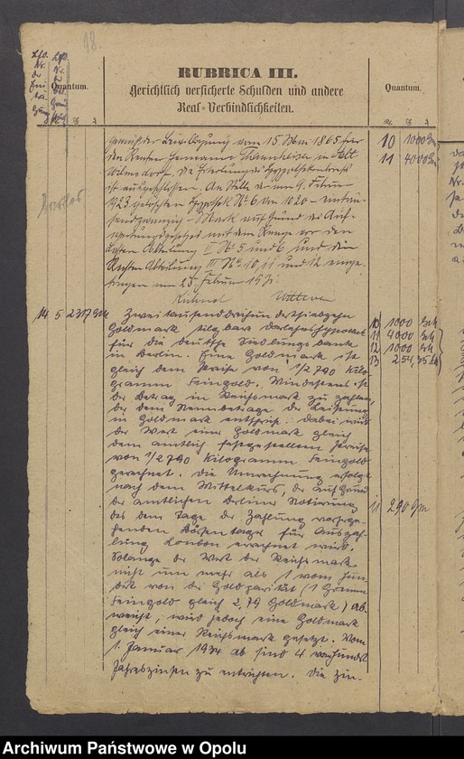 image.from.unit.number "Grundacten für Band I Blatt 12 des Grundbuchs von Alt Wilmsdorf Eigentümer: Richard Losse"
