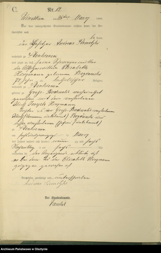 image.from.unit.number "Sterbe-Haupt-Register Nr 1 - 50"