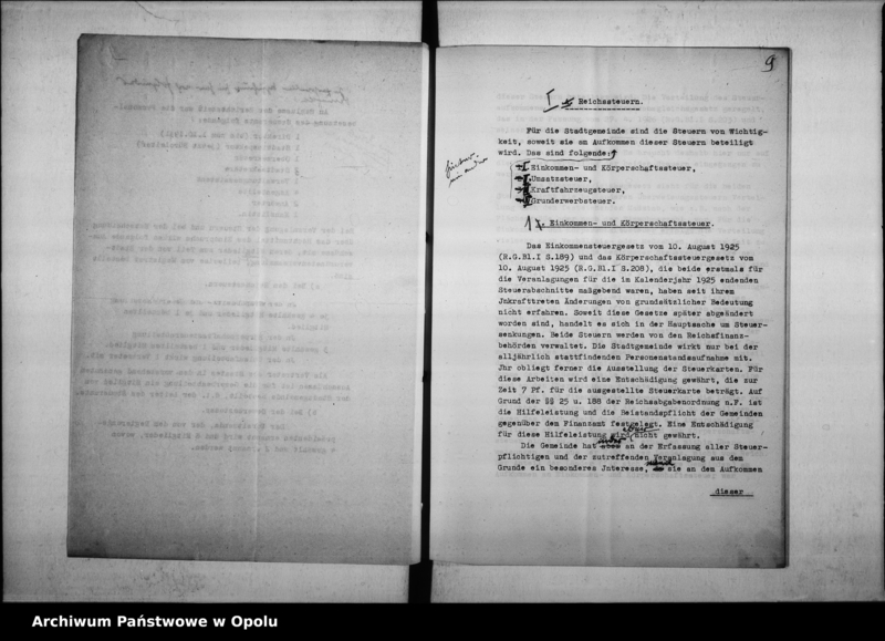 Obraz 13 z jednostki "Steuerwesen (Steueramt)"