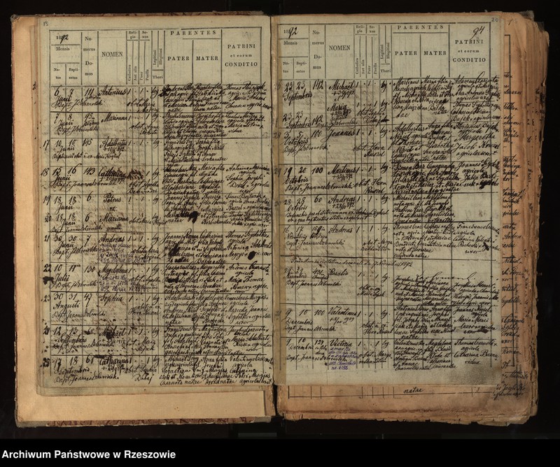 image.from.unit.number "Księga urodzeń - Wola Rafałowska"