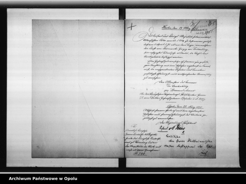 Obraz 9 z jednostki "Acta des Magistrats zu Oppeln betreffend Bismark - Feier pp."