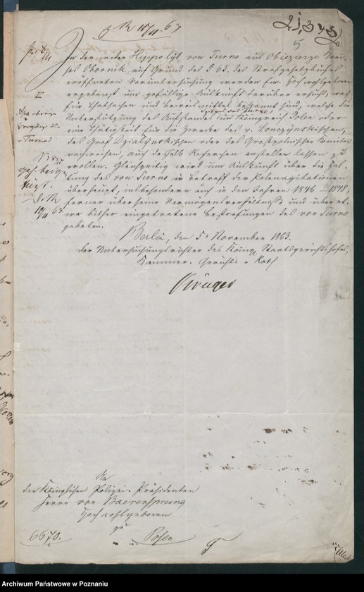 Obraz 9 z jednostki "A. betr. den Gutsbesitzer Hippolit von Turno"