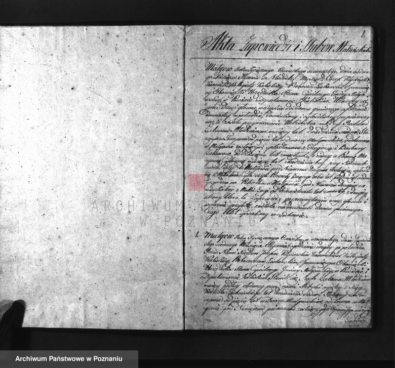 image.from.unit.number "Akta zapowiedzi i ślubów małżeńskich"