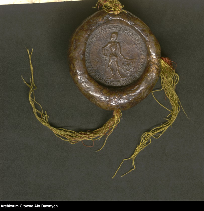 Obraz 3 z kolekcji "Pieczęcie książąt mazowieckich przy dokumentach dla miasta Warszawy111"