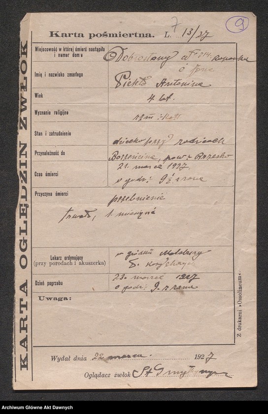 image.from.unit.number "Parafia: różne. Dekanat: różne. [Akta różnych urzędów parafialnych na terenie archidiecezji lwowskiej]."